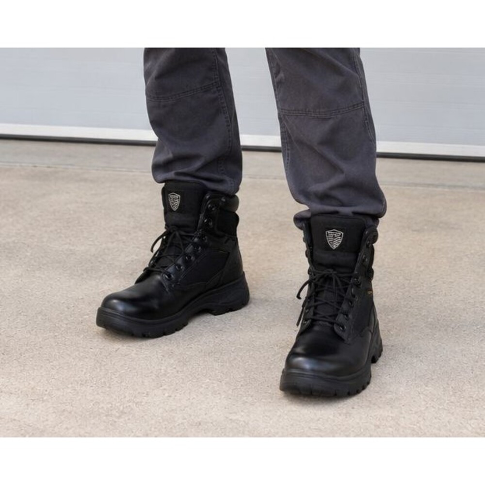 Skechers Tactical Wascana Benen Work Boots 9.5 Wide Black Hydroguard Waterproof